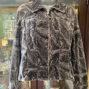 Jones New York Velvet Jacket